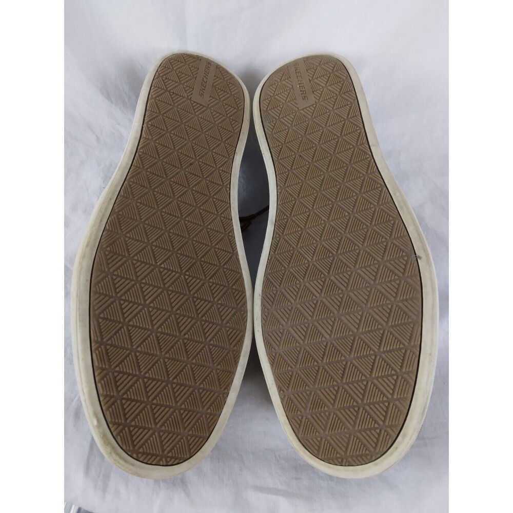 Skechers 65270 Brown Leather Shoes Loafers Boat Shoes Memory Foam Mens Size 8.5 - Picture 11 of 11